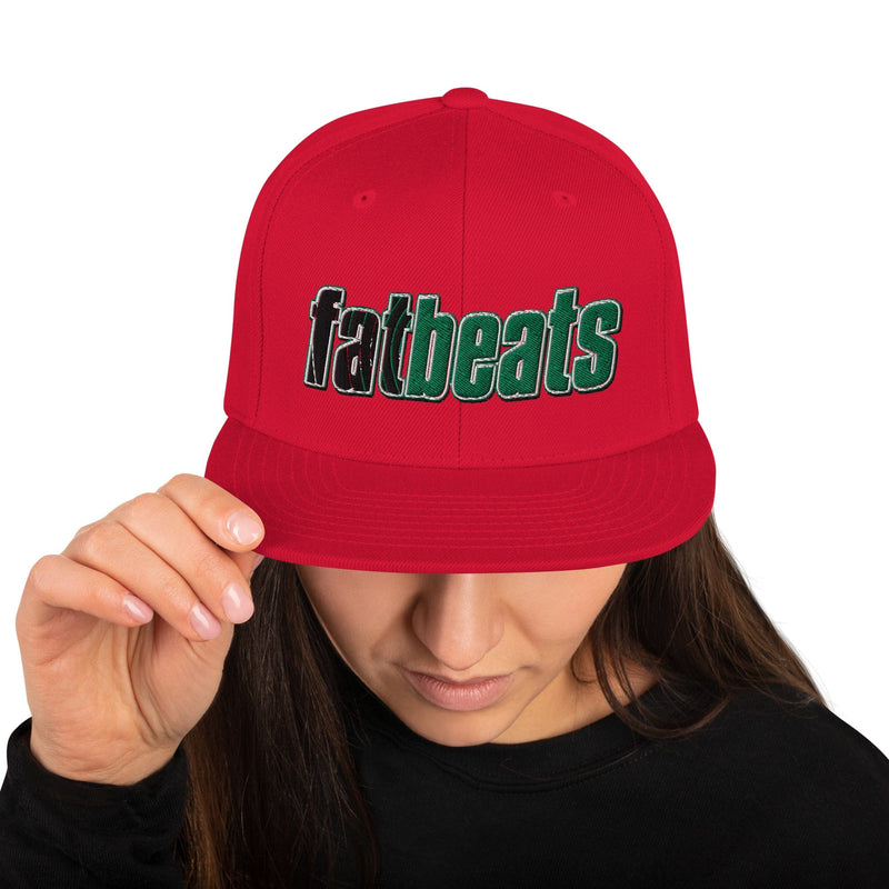 Snapback Hat Red Fat Beats