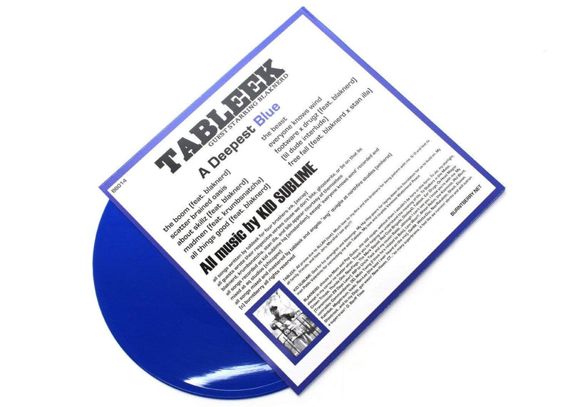 Tableek - A Deepest Blue (LP - Blue Vinyl) BurntBerry Music
