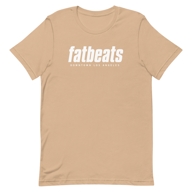 Fat Beats Basic Tee Tan / S Fat Beats