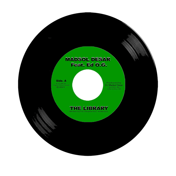 Madsol Desar - The Library feat. Ed O.G. (7") Knightz Of Muzik Records