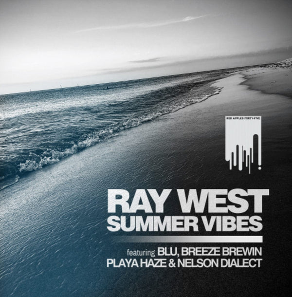 Ray West featuring Blu & Breeze - Summer Vibes (Sea Blue 7") Red Apples 45