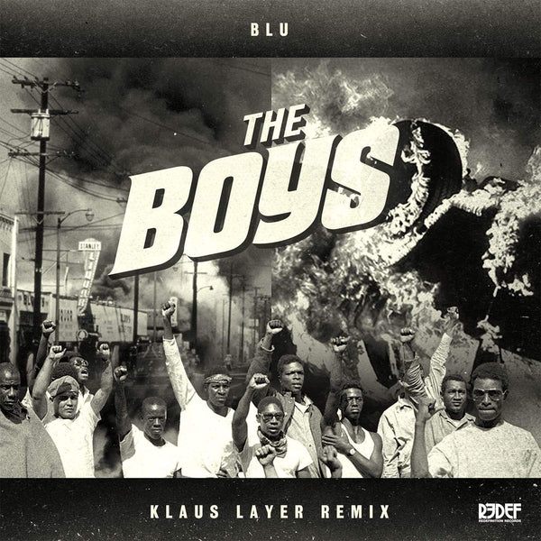 Klaus Layer & Blu - The Boys (Remix) (7" - Clear/Black Splatter) Redefinition Records