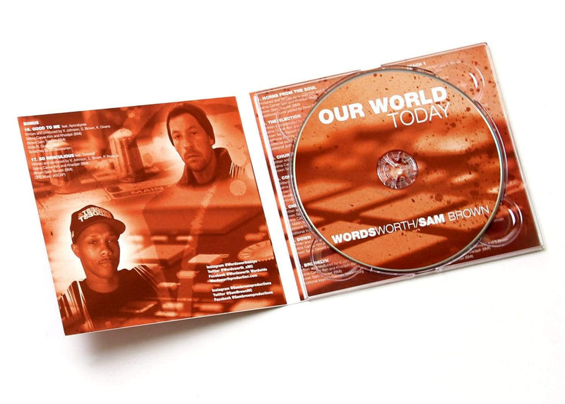 Wordsworth and Sam Brown - Our World Today (CD) Wordsworth Production