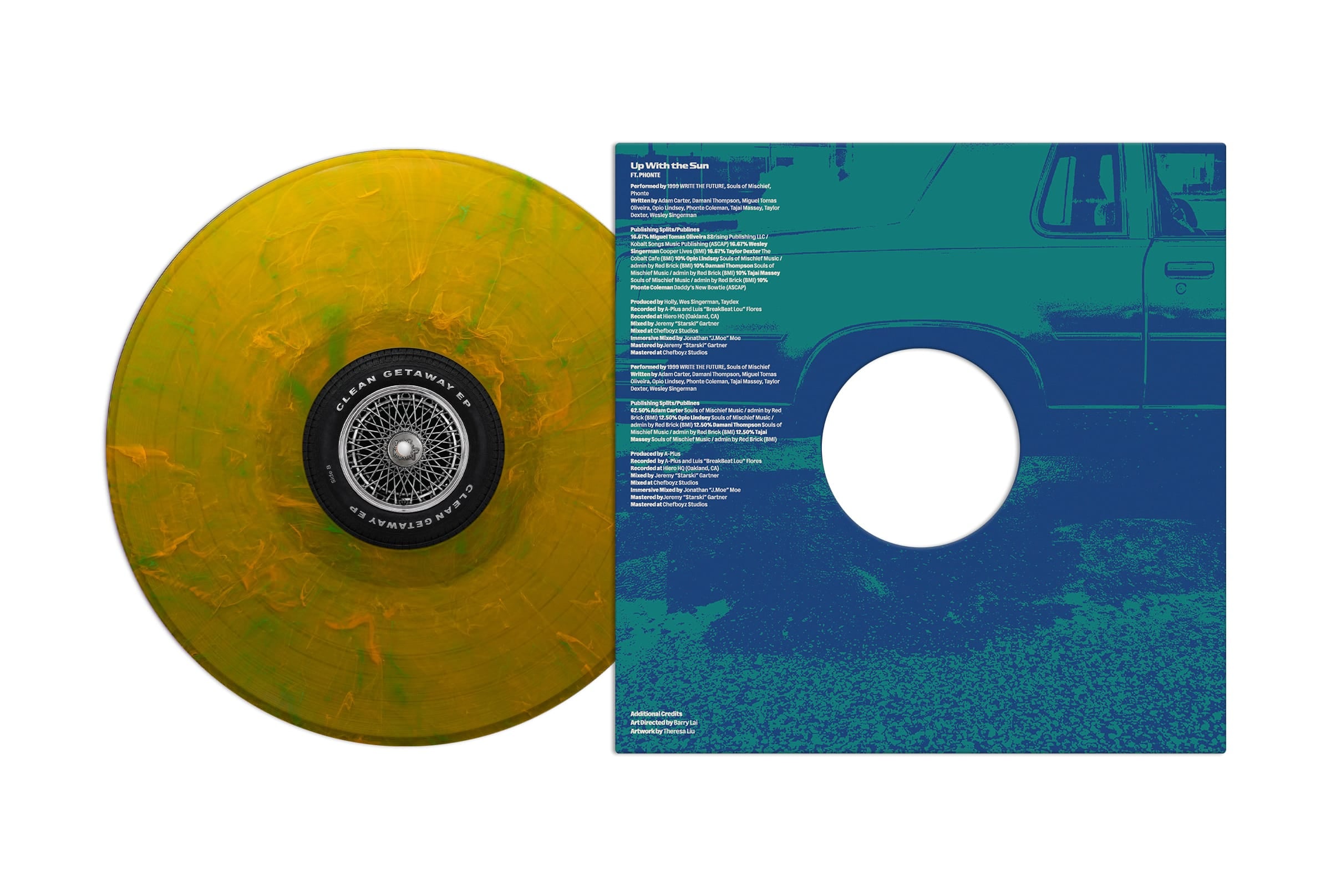 Souls of Mischief - Clean Getaway (EP - Orange & Green Swirl Vinyl