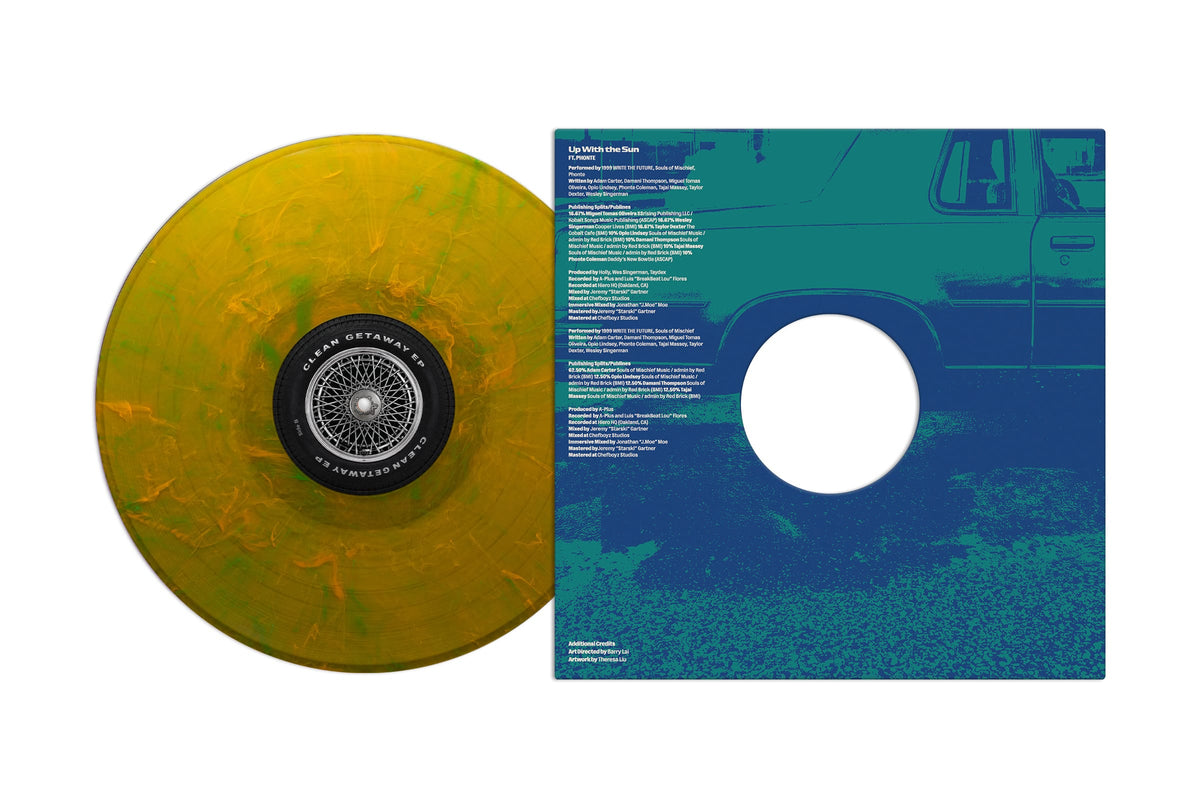 Souls of Mischief & 1999 WRITE THE FUTURE - Clean Getaway (EP - Orange & Green Swirl Vinyl) 88 Rising