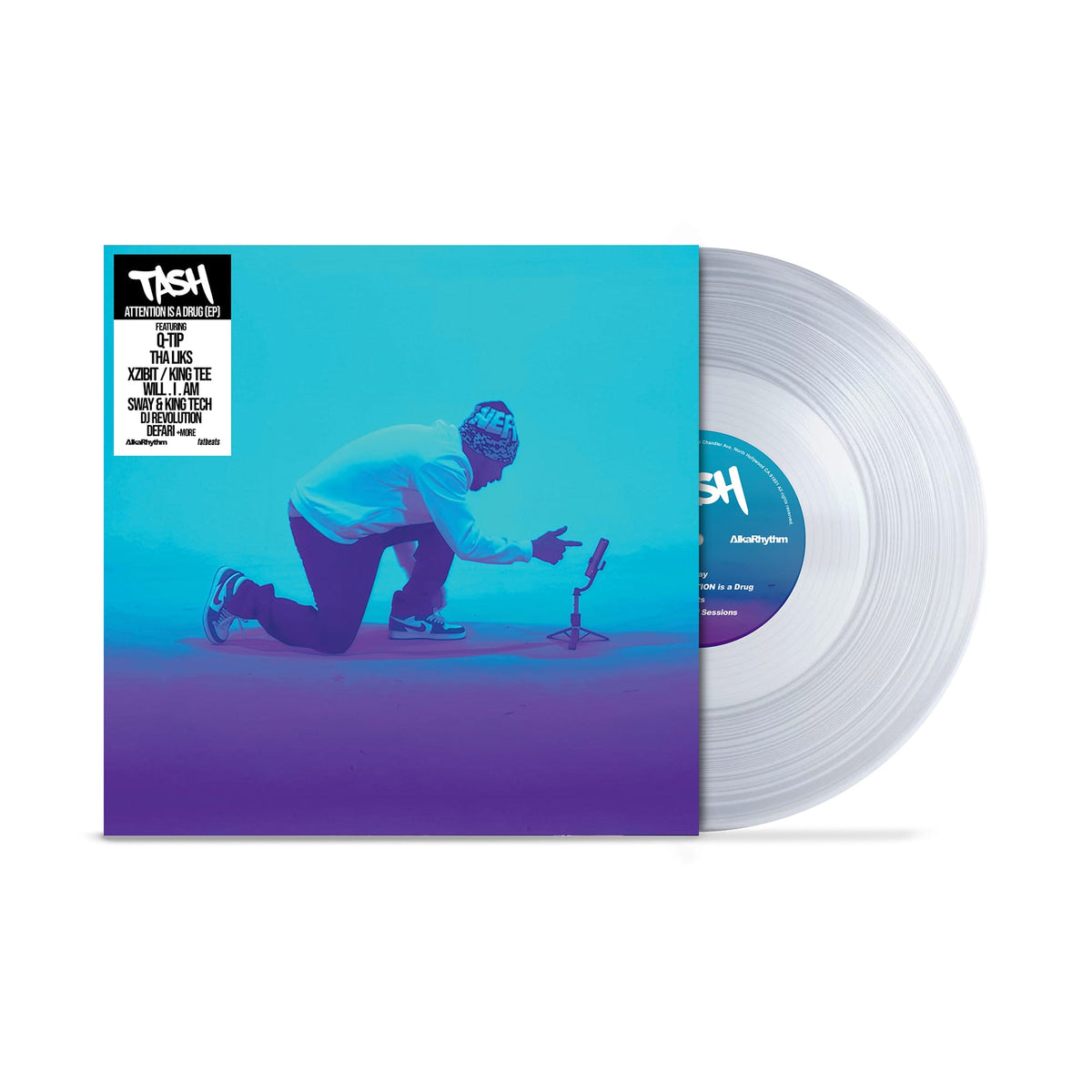 Tash - Attention Is A Drug (EP - Clear Glass Vinyl) AlkaRhythm