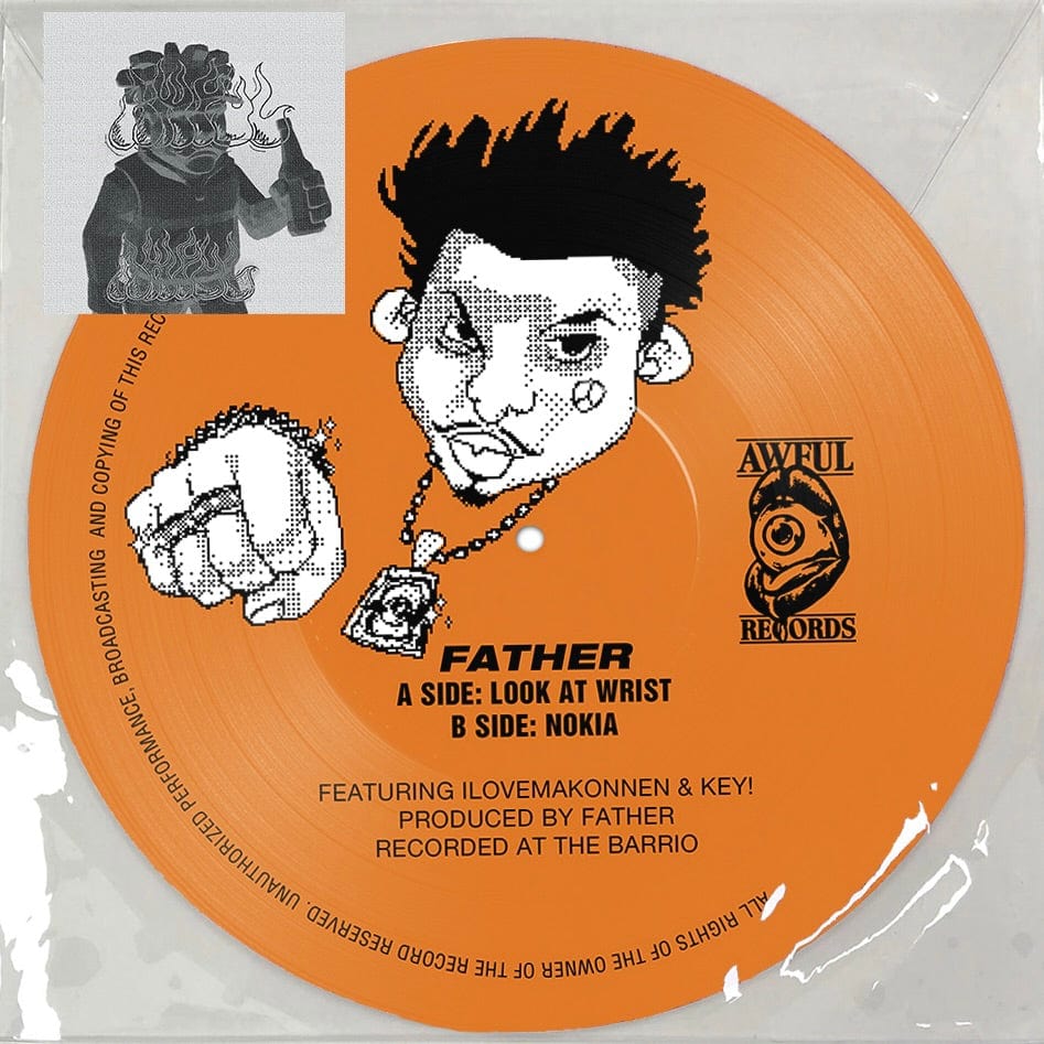 Father - Look At Wrist b/w Nokia (12" - Picture Disc Vinyl) Awful Records