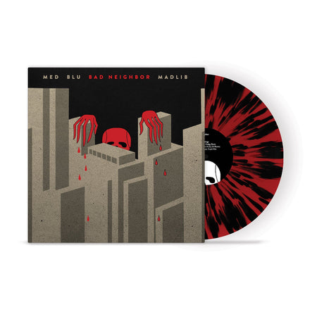 MED, Blu & Madlib - Bad Neighbor (2xLP - 10 Year Anniversary Edition) 2xLP - Red & Black Splatter Vinyl - Fat Beats Exclusive Bang Ya Head Entertainment