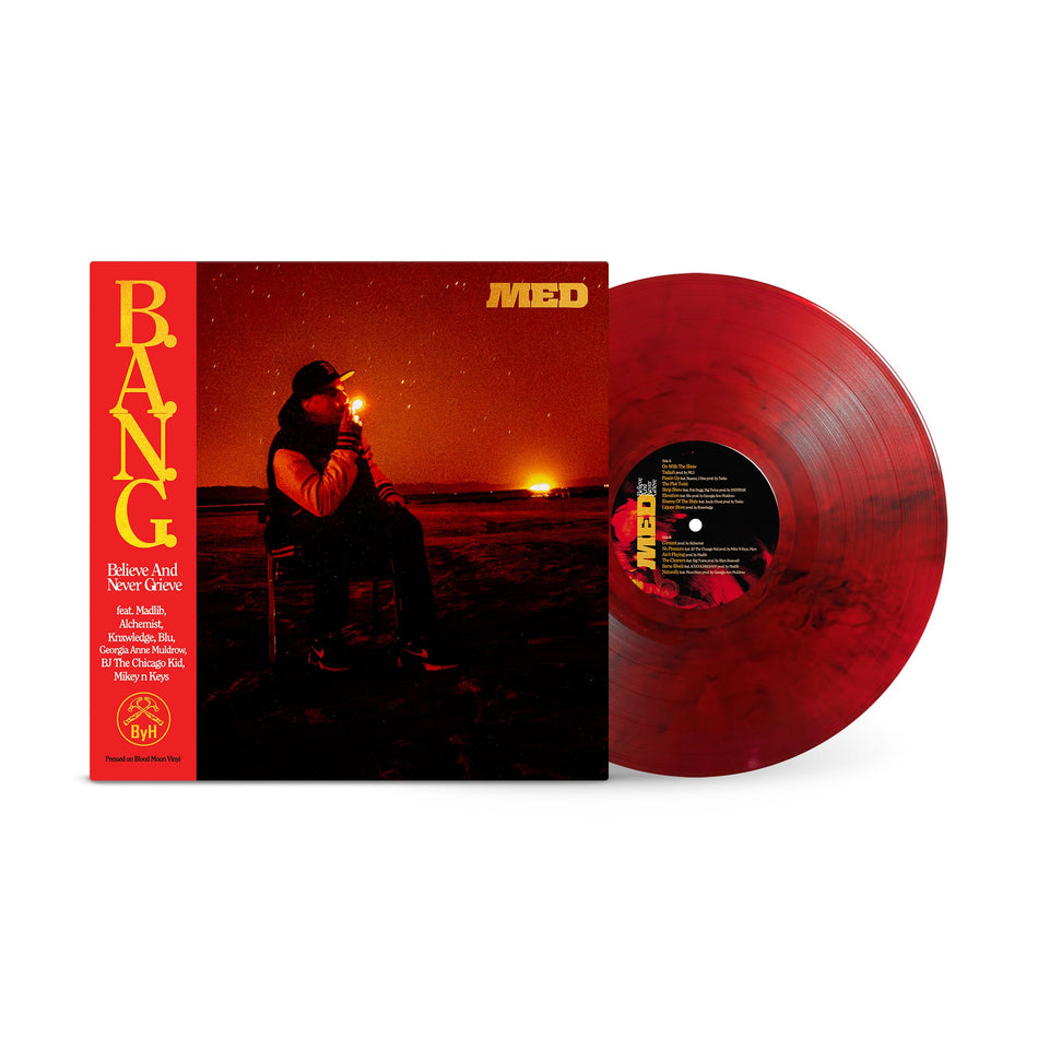 MED - Believe And Never Grieve (LP - Blood Moon Vinyl w/Obi) BANGYAHEAD
