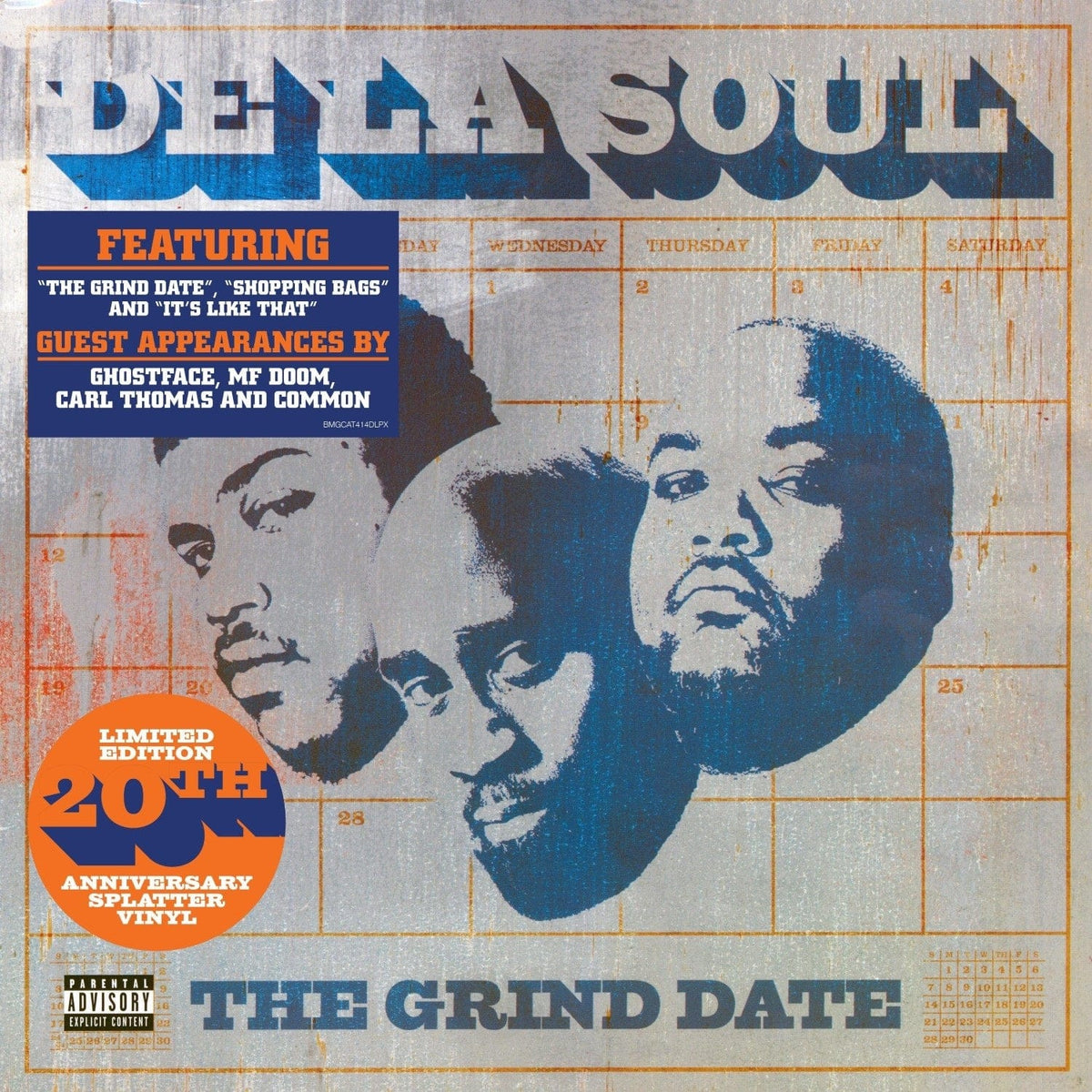 De La Soul - The Grind Date (20th Anniversary) (2xLP - Splatter Colored Vinyl) BMG