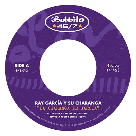 Ray García y Su Charanga - La Charanga de García b/w Para Ti (7" - Opaque White Vinyl) BOBBITO 45/7