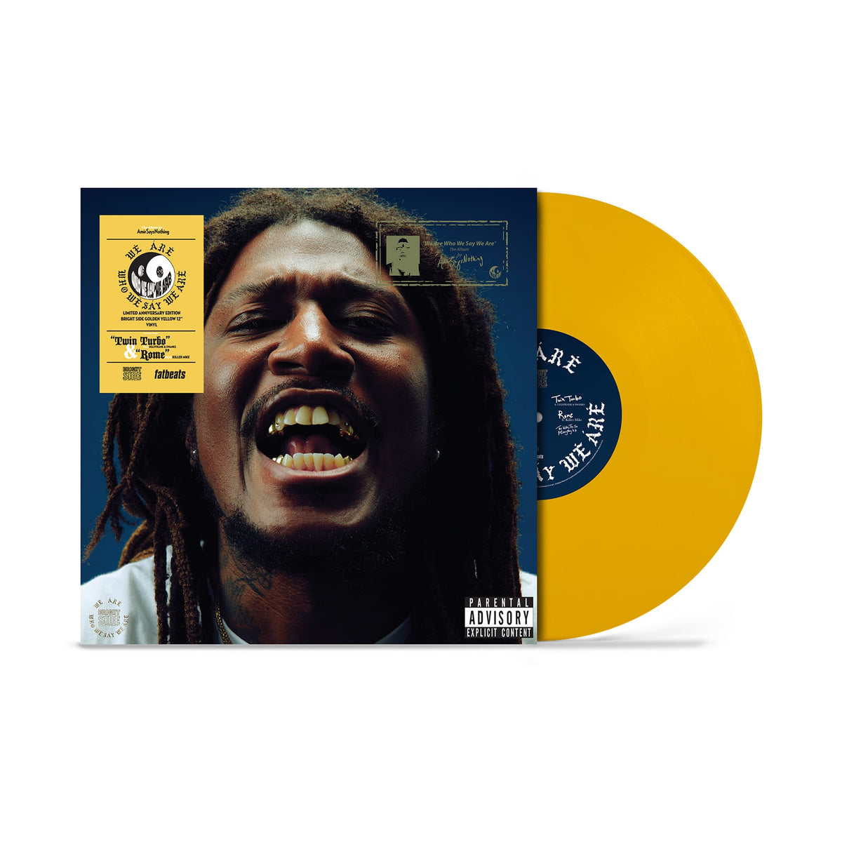 AmirSaysNothing - We Are Who We Say We Are (LP - Anniversary Edition - Golden Yellow Vinyl) Bright Side Entertainment