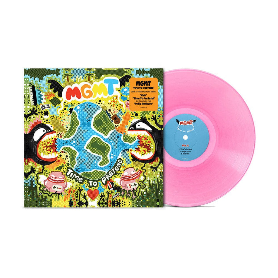 MGMT - 'Time to Pretend' EP (Pink Vinyl) Cantora Records
