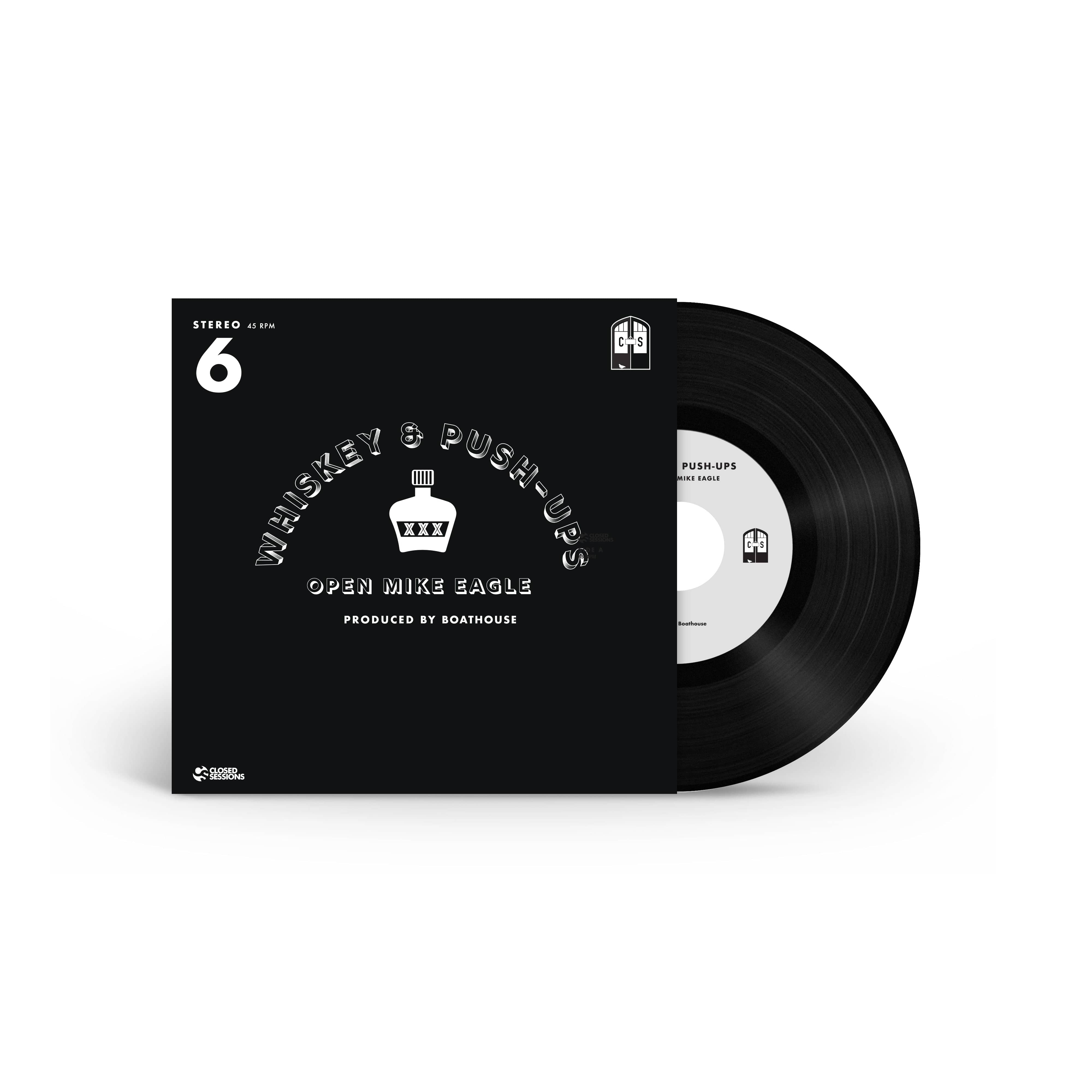 Open Mike Eagle - Whiskey & Push-Ups (7") Closed Sessions
