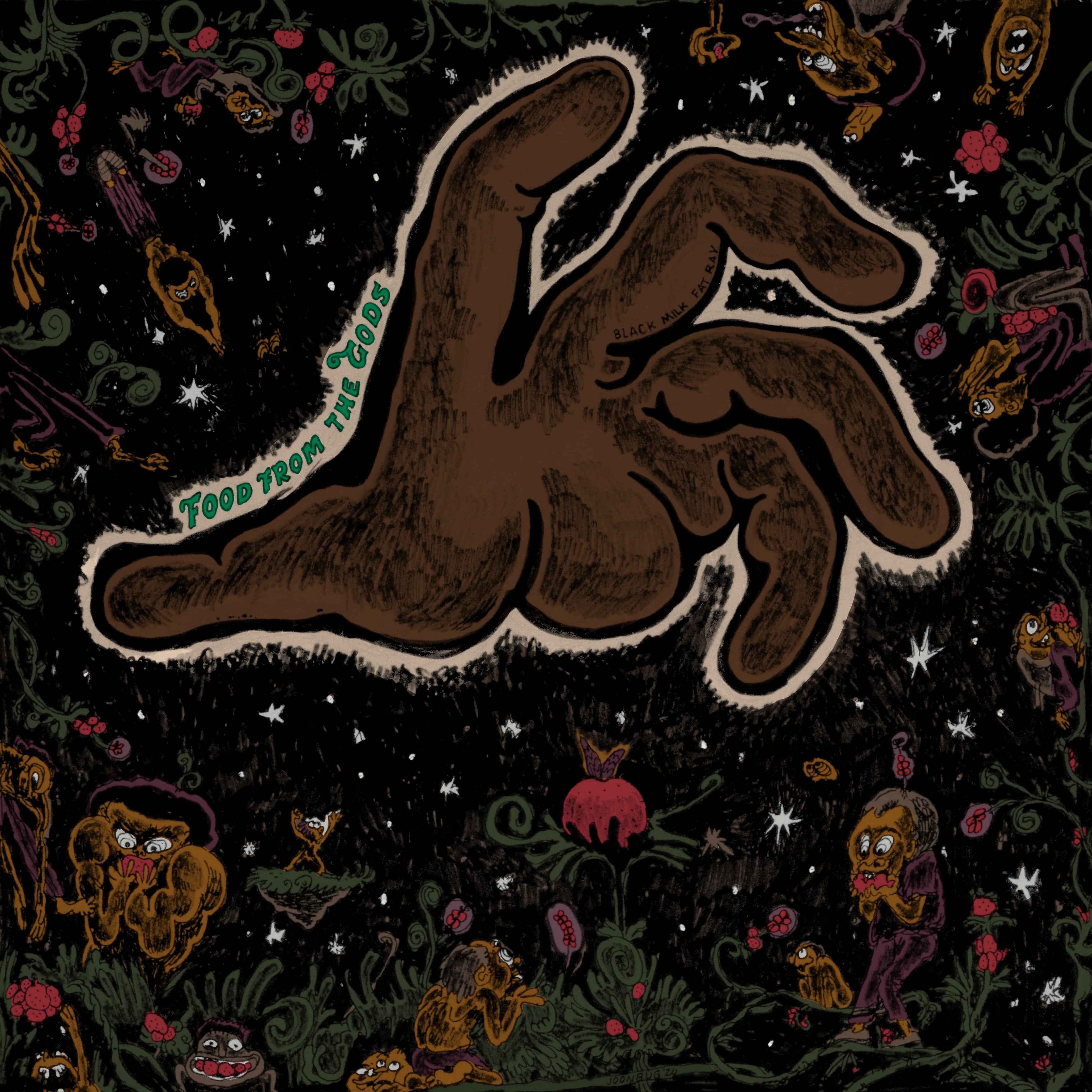 Black Milk & Fat Ray - Food From the Gods (LP - Green Vinyl - Fat Beats Exclusive, Cassette) Computer Ugly