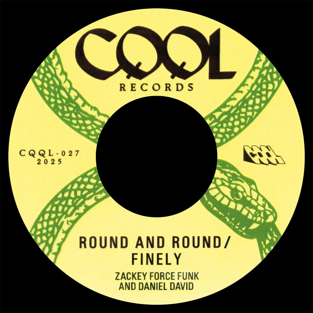 Zackey Force Funk and Daniel David - Round and Round b/w Finely (7") CQQL Records