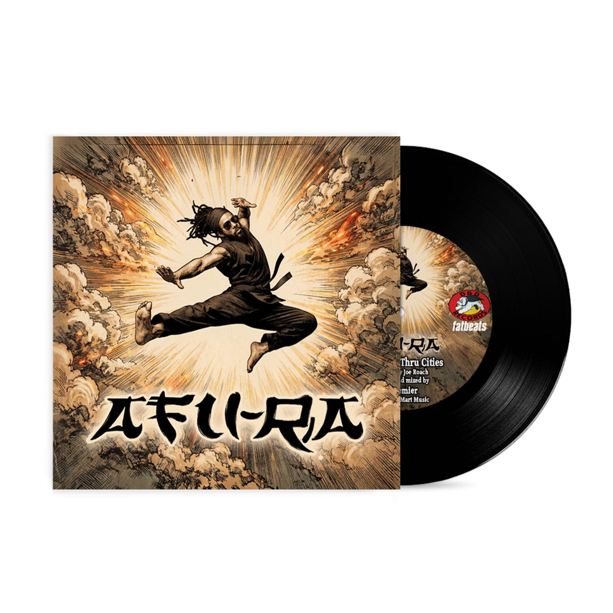 Afu-Ra - Whirlwind Thru Cities b/w D&D Soundclash (7" - Classic Black Vinyl) D&D RECORDING