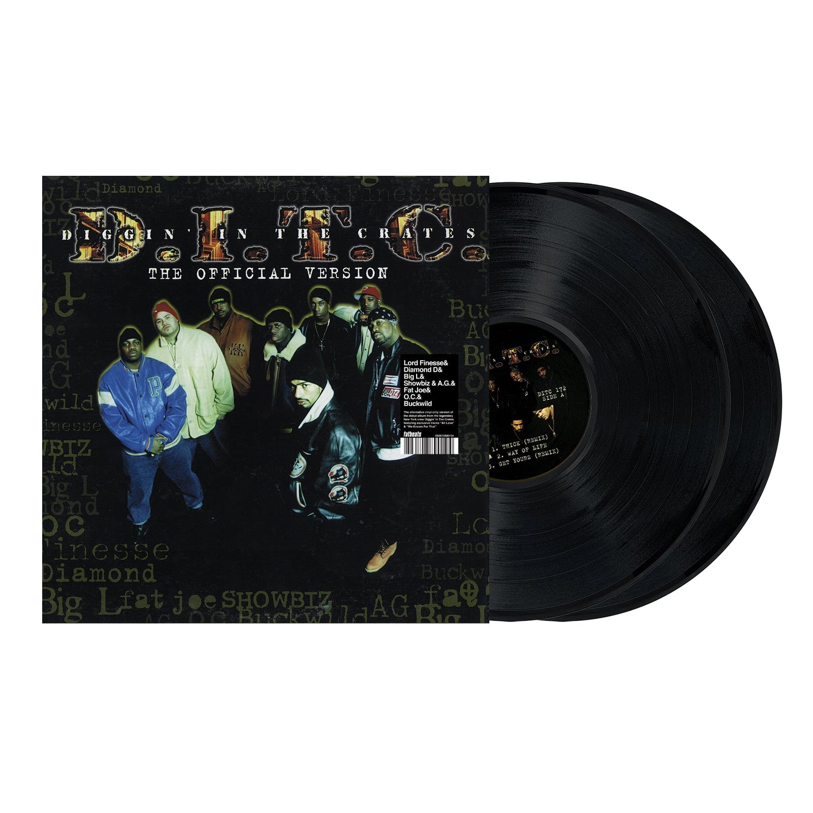 D.I.T.C. - The Official Version (2xLP - Marble Vinyl - Fat Beats Exclusive) 2xLP - Standard Black Vinyl D.I.T.C. Studios