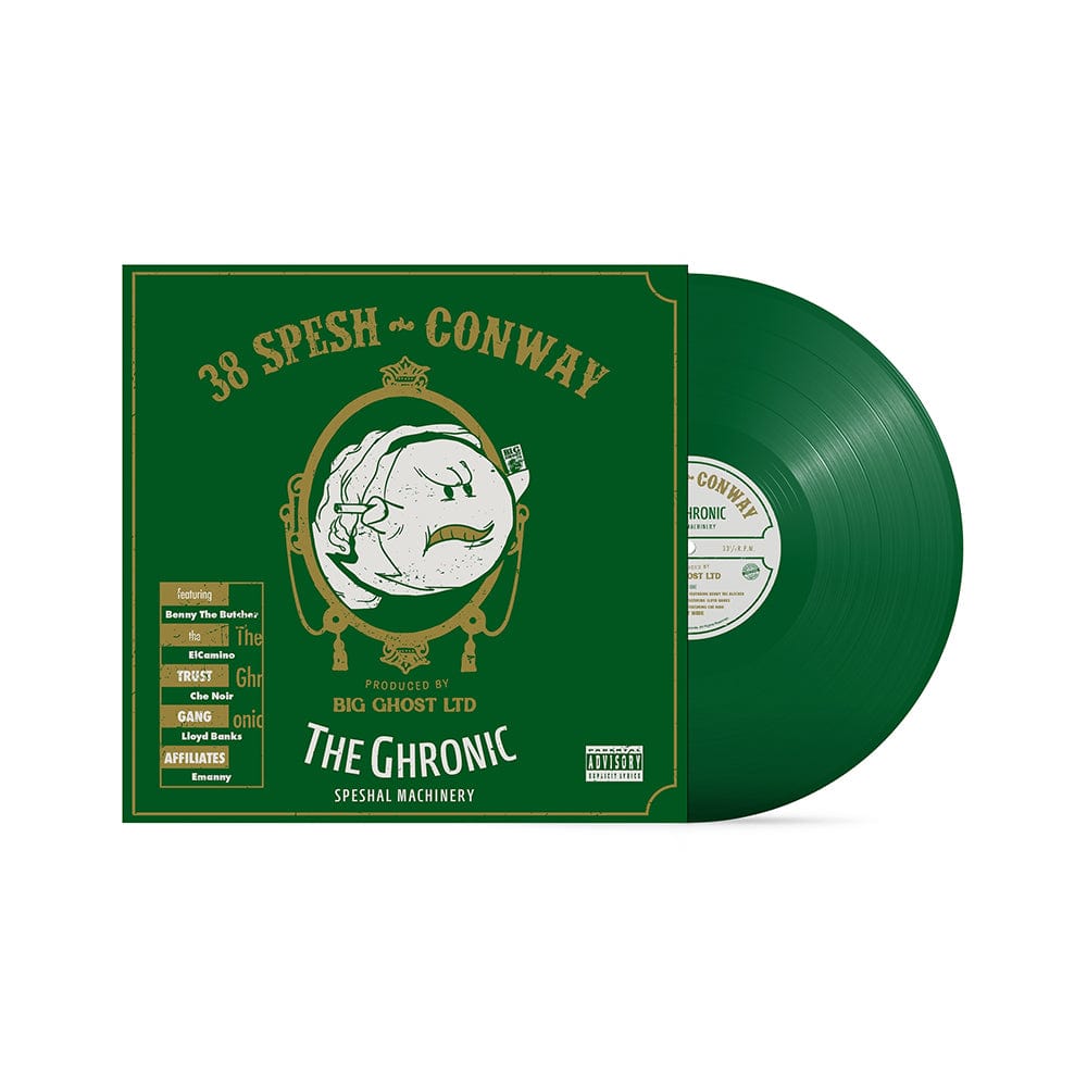 38 Spesh & Conway The Machine - The Ghronic: Speshal Machinery (LP - Green Vinyl) De Rap Winkel