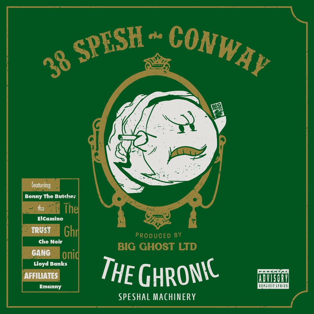 38 Spesh & Conway The Machine - The Ghronic: Speshal Machinery (LP - Green Vinyl) De Rap Winkel