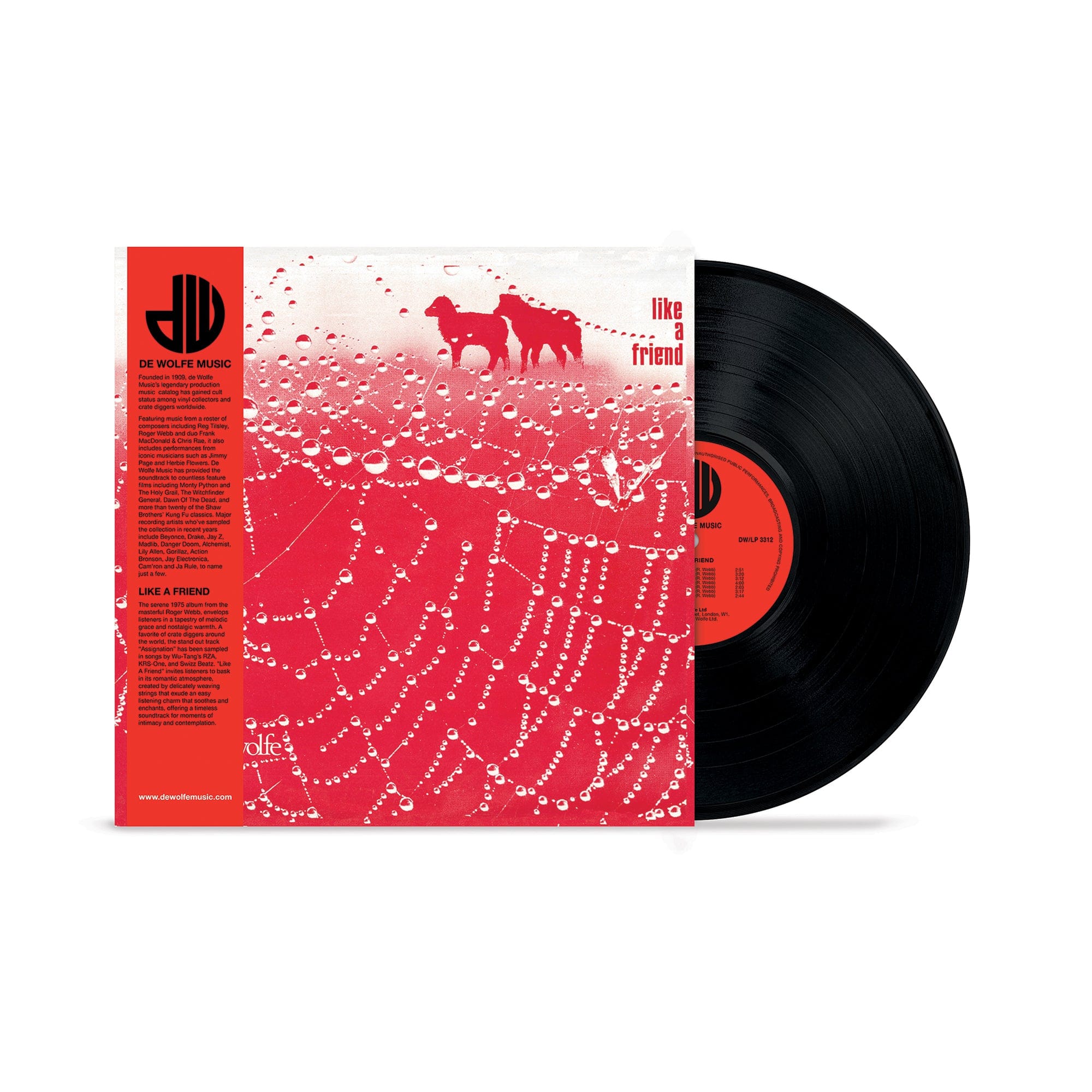 Roger Webb - Like A Friend (LP) de Wolfe Music