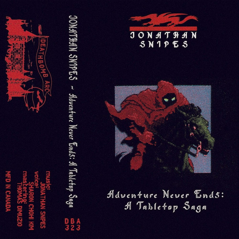 Jonathan Snipes - Adventure Never Ends (OST) (Cassette) Deathbomb Arc