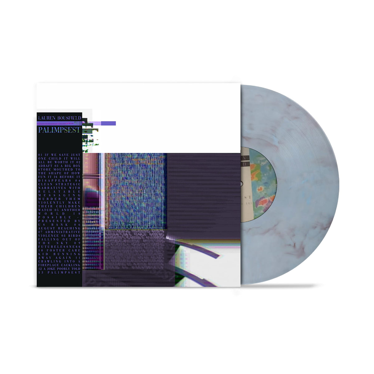 Lauren Bousfield - Palimpsest (LP - Translucent Blue & Grey Vinyl) Deathbomb Arc
