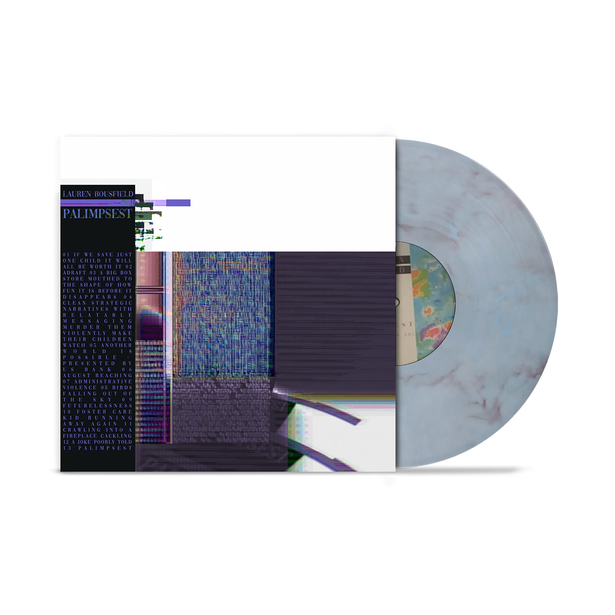 Lauren Bousfield - Palimpsest (LP - Translucent Blue & Grey Vinyl) Deathbomb Arc