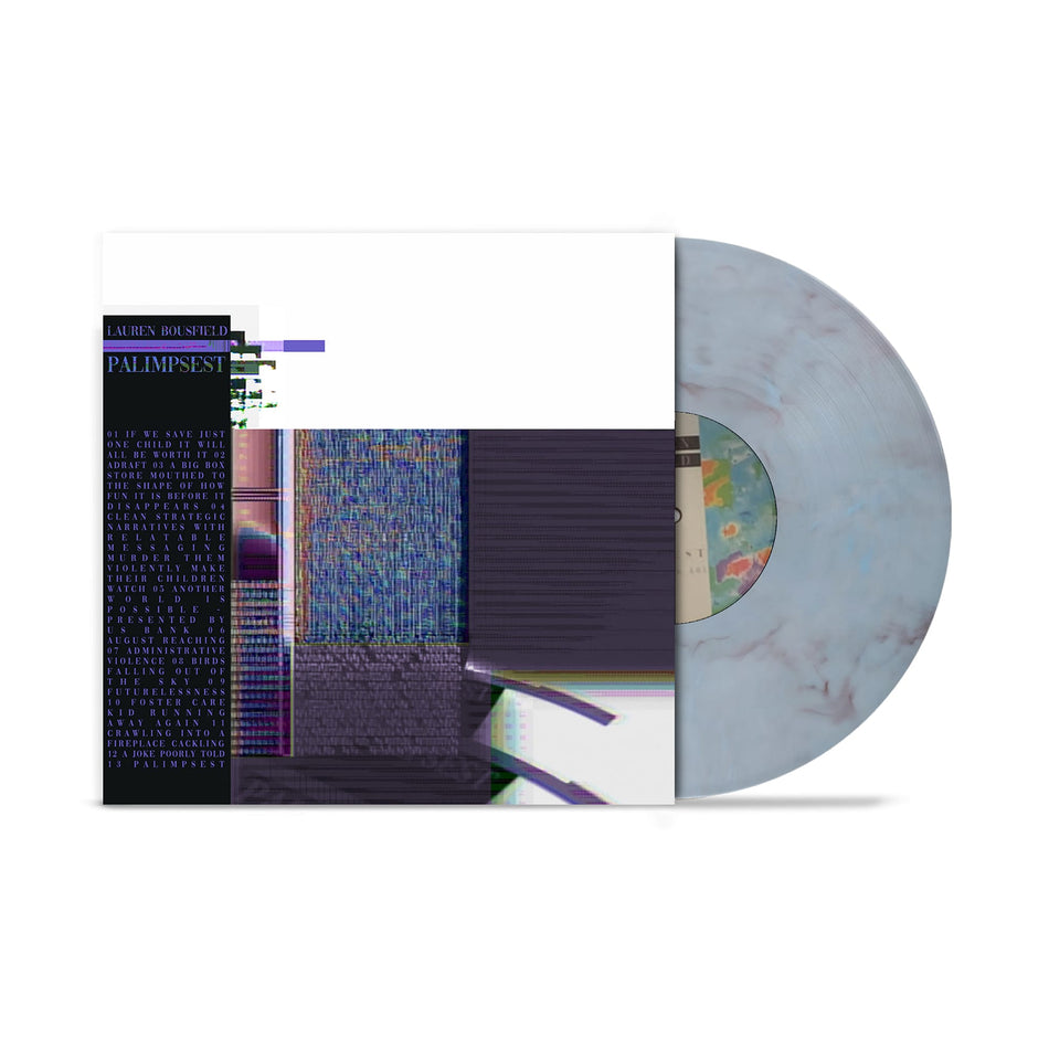 Lauren Bousfield - Palimpsest (LP - Translucent Blue & Grey Vinyl) Deathbomb Arc