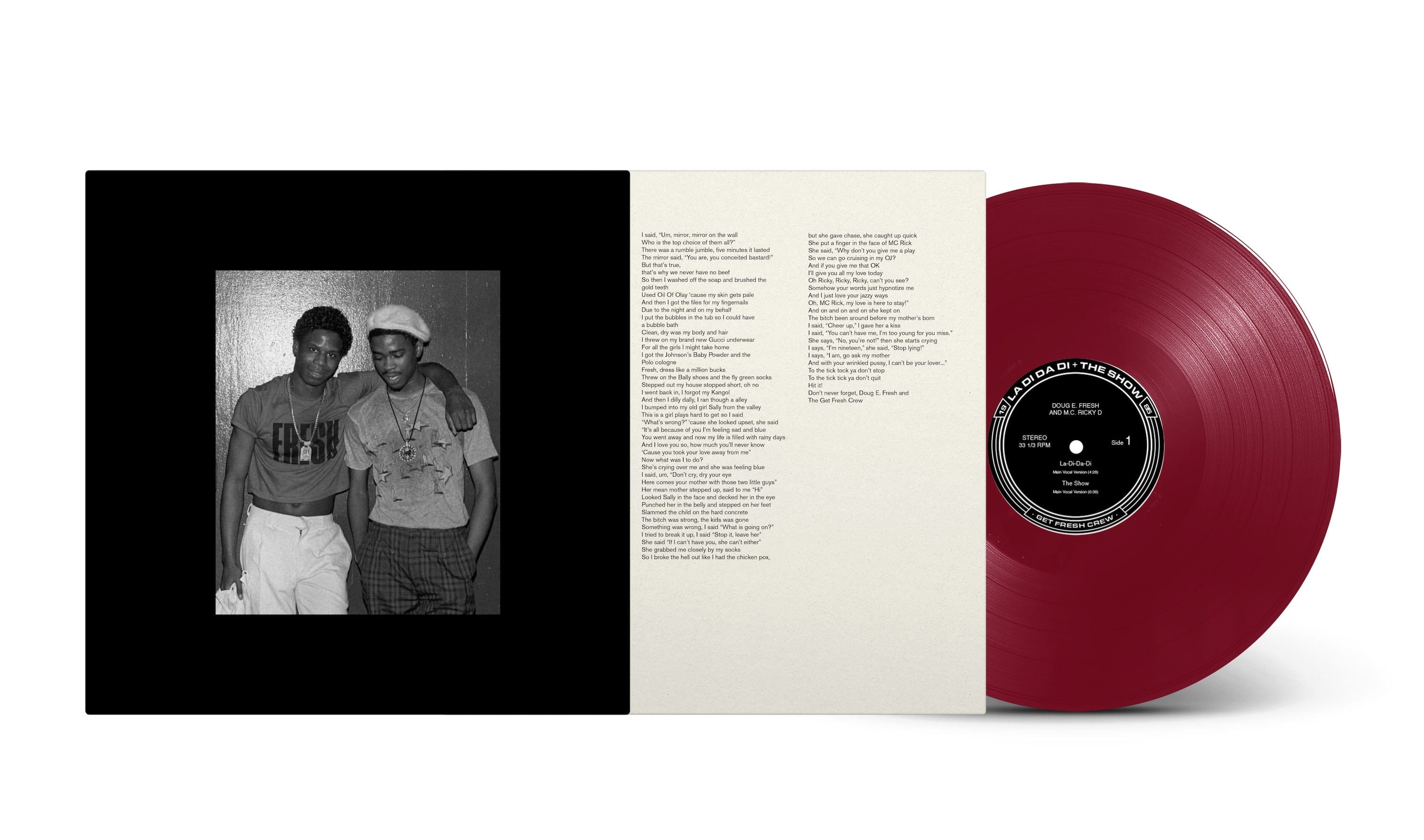 Doug E. Fresh & Slick Rick - La-Di-Da-Di / The Show (40th Anniversary) (12" - Ruby Red Vinyl) Def Entertainment