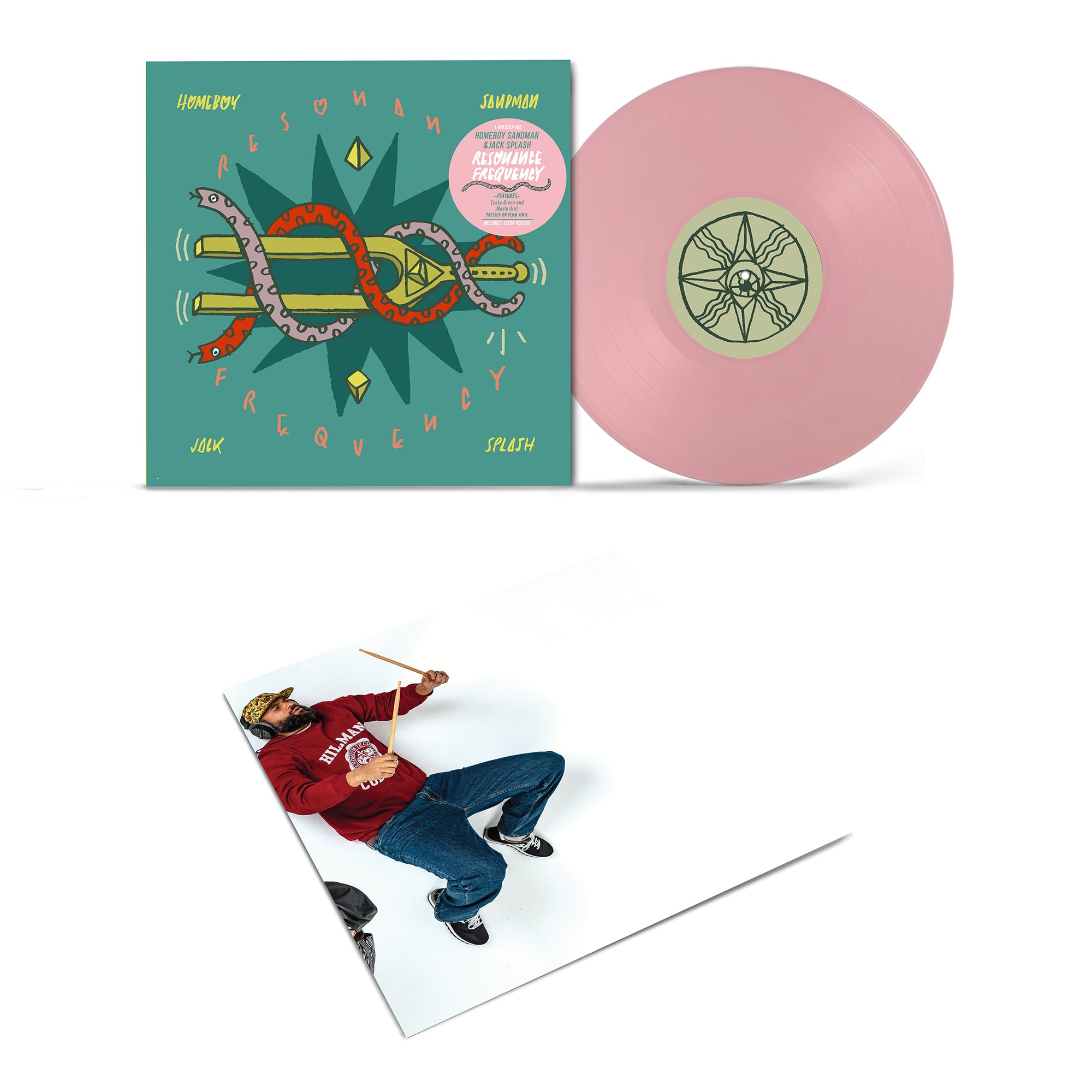 Homeboy Sandman & Jack Splash - Resonance Frequency (LP - Plum Vinyl) Dirty Looks