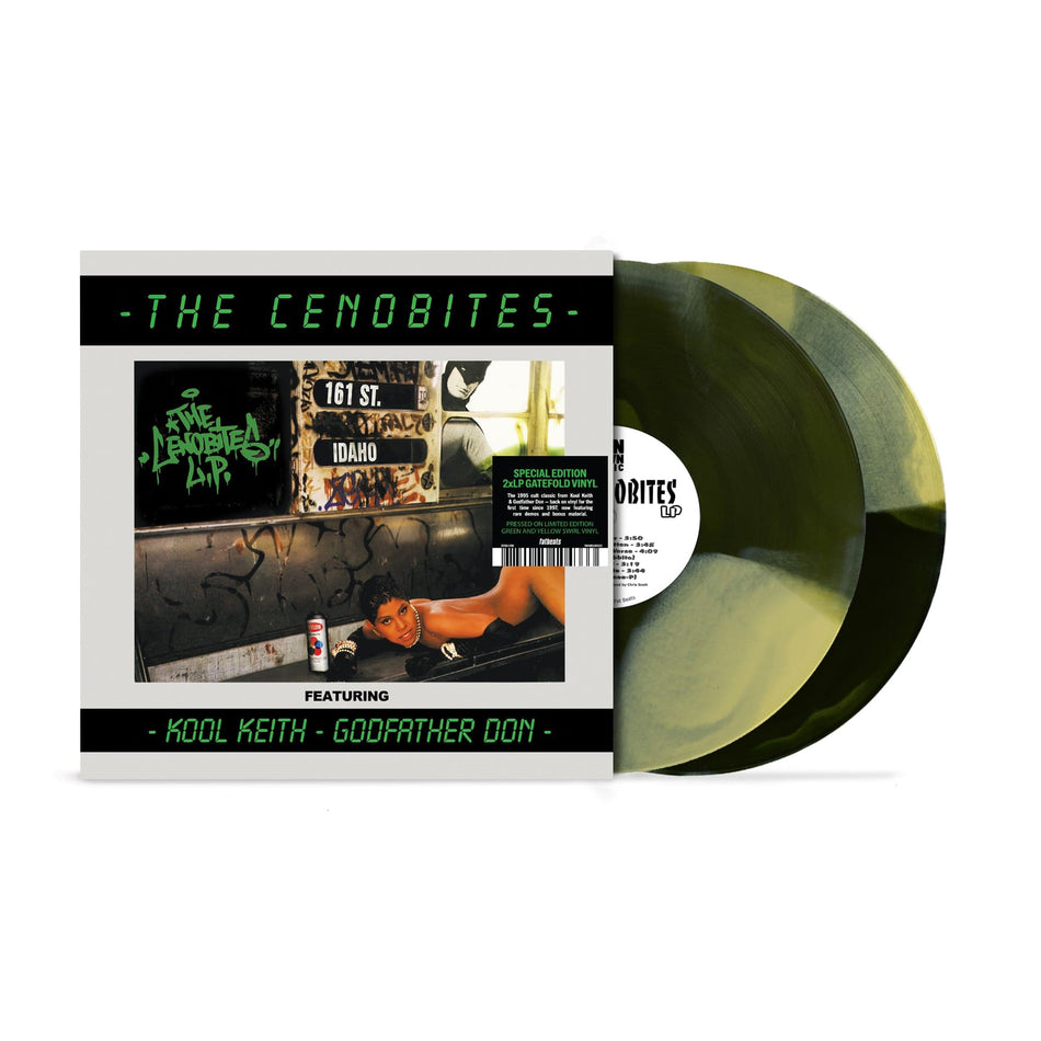 Kool Keith & Godfather Don - The Cenobites (2xLP - Green & Yellow Swirl Vinyl - Fat Beats Exclusive) Dontown Music