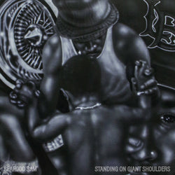 Seafood Sam - Standing on Giant Shoulders (LP - Cream & Orange Splatter Vinyl - Fat Beats Exclusive)