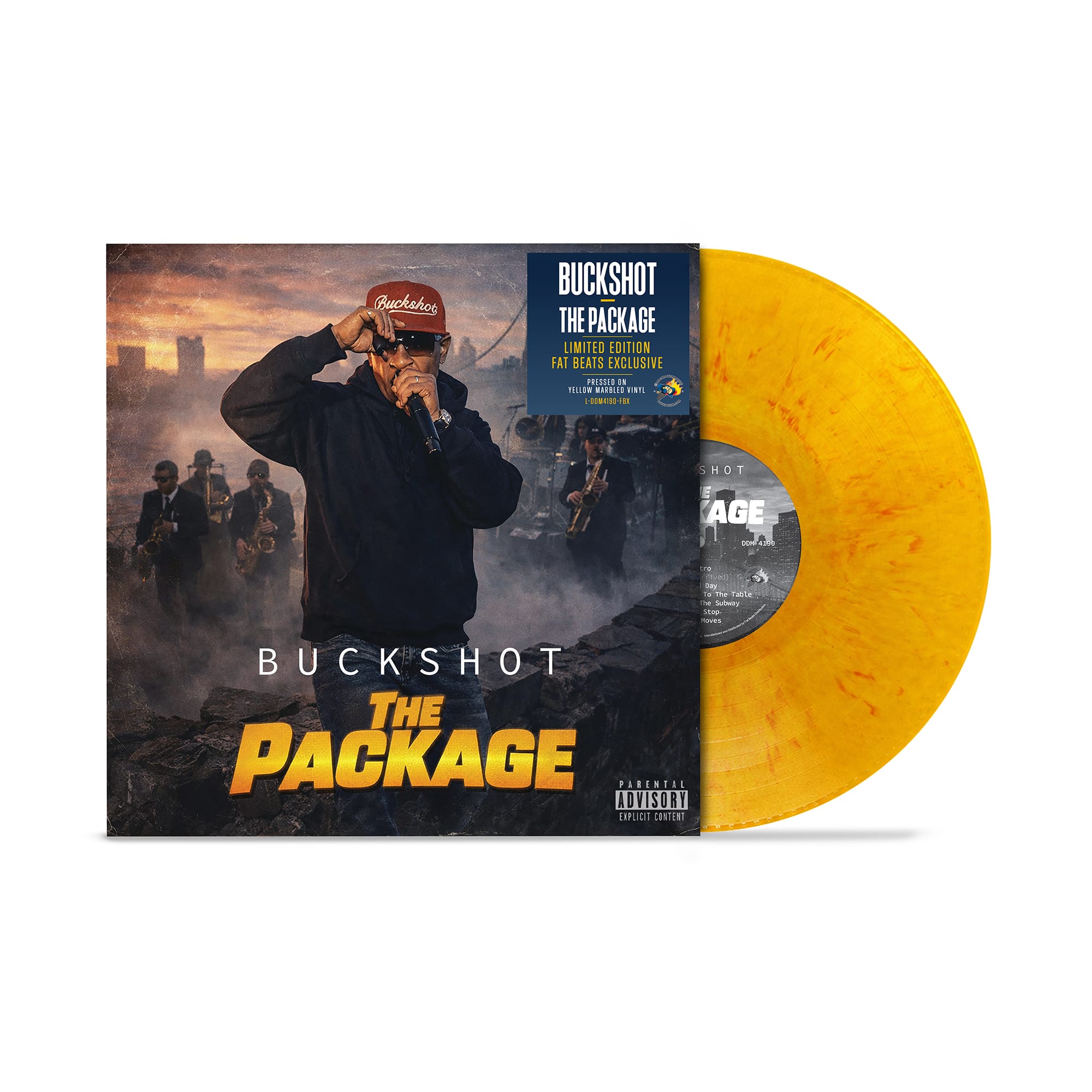Buckshot - The Package (LP - Marbled Yellow Vinyl) – Fat Beats