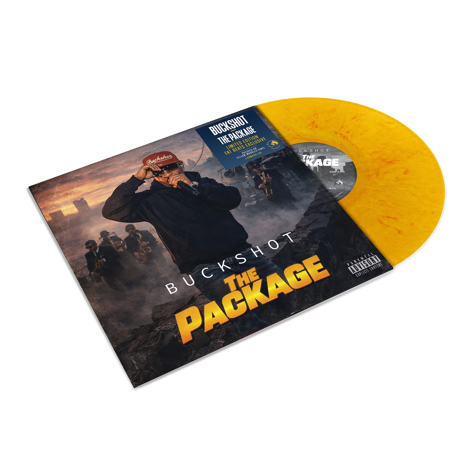 Buckshot - The Package (LP - Marbled Yellow Vinyl) – Fat Beats