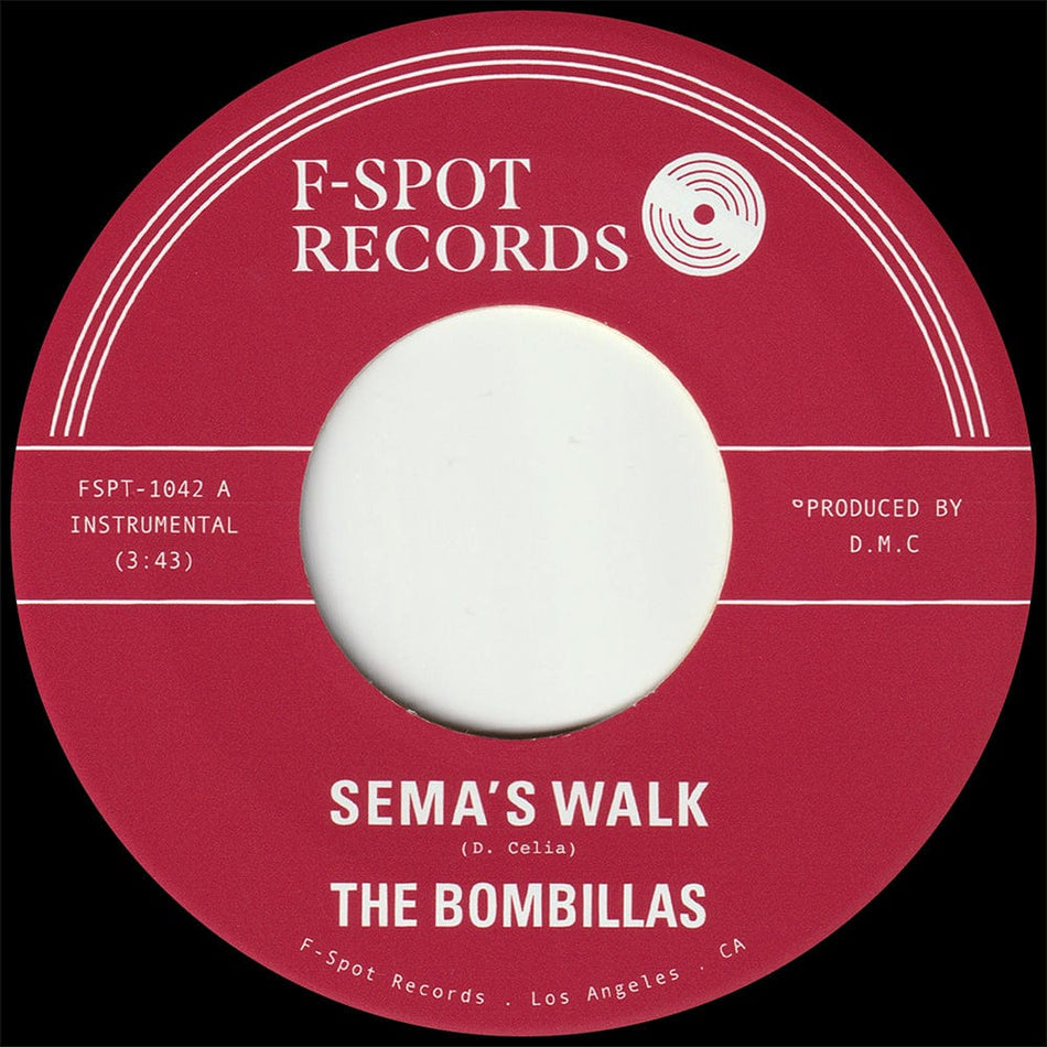 The Bombillas - Sema's Walk b/w Mawasa (7" - Yellow Vinyl) F-Spot Records