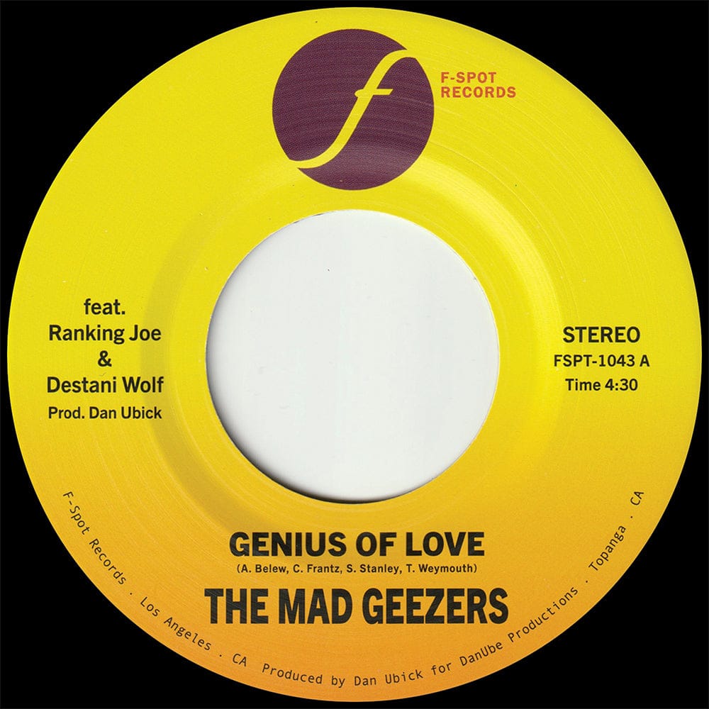 The Mad Geezers - Genius of Love b/w Genius of Dub (7") F-Spot Records
