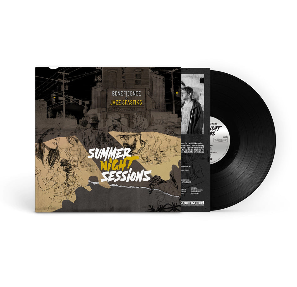 Beneficence & Jazz Spastiks - Summer Night Sessions (LP, CD) Fat Beats