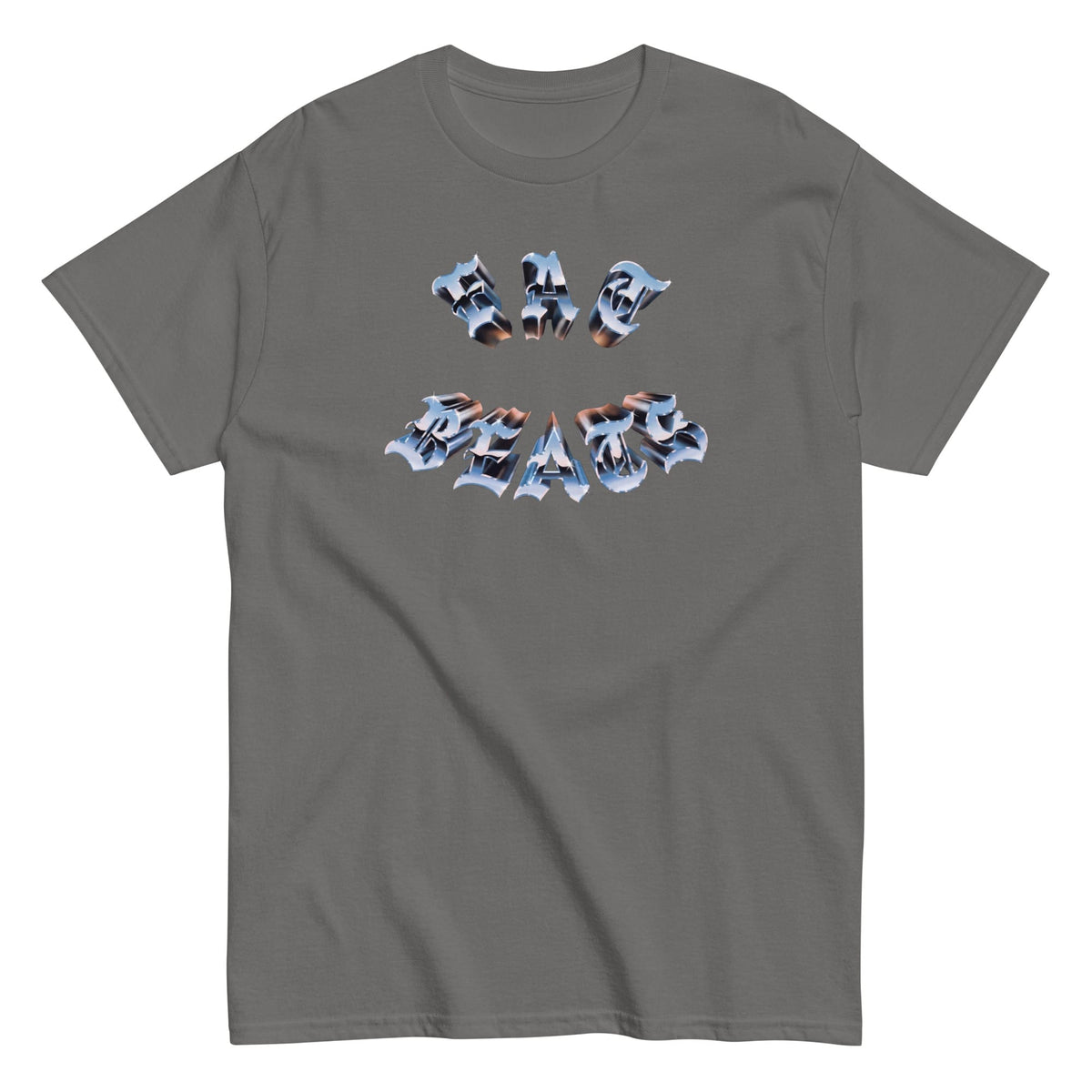 Fat Beats Chrome Tee Charcoal / S Fat Beats