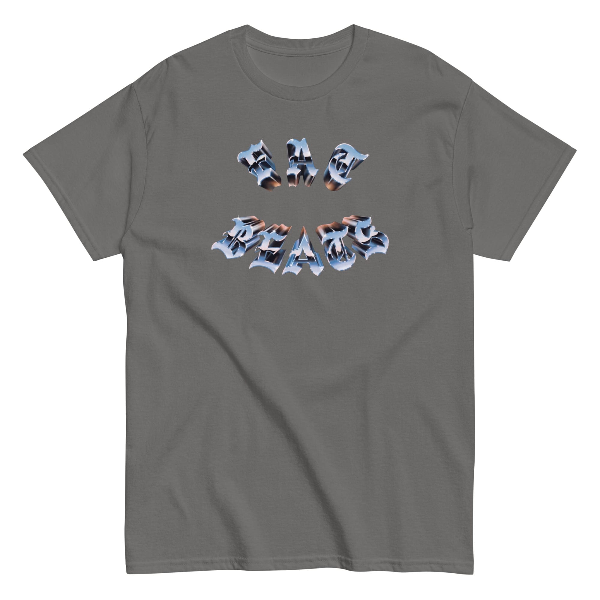 Fat Beats Chrome Tee Charcoal / S Fat Beats