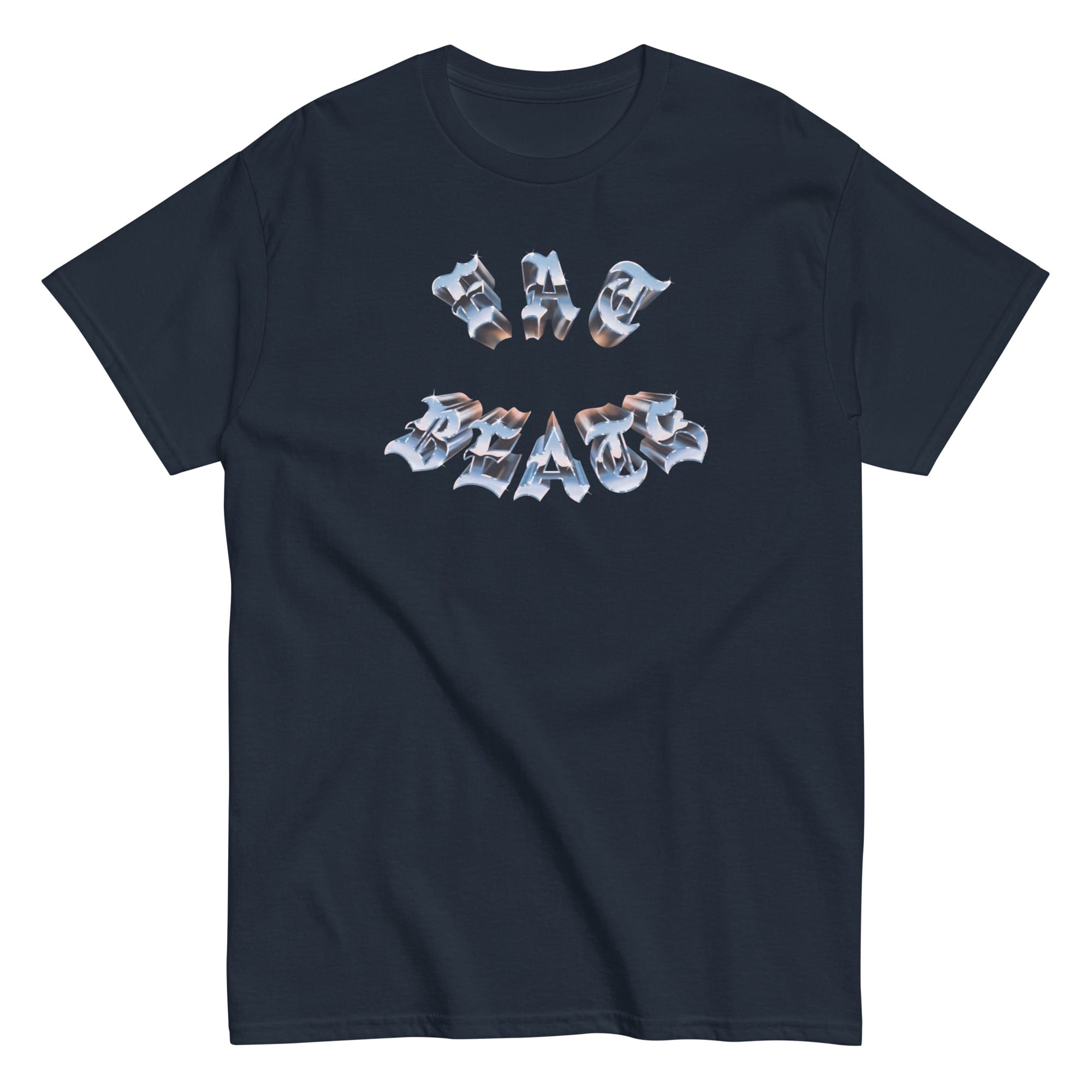 Fat Beats Chrome Tee Navy / S Fat Beats