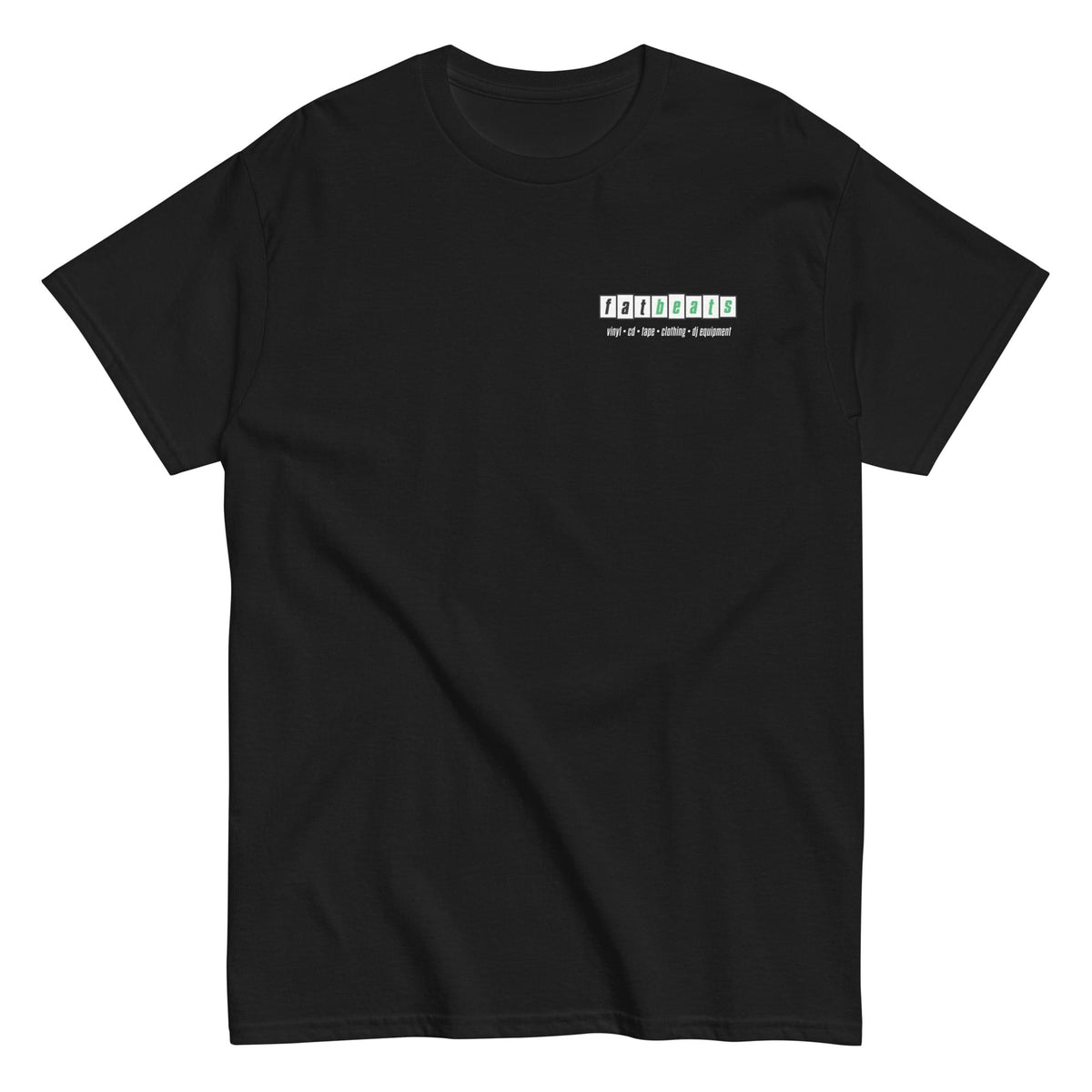 Fat Beats Crate Tee Black / S Fat Beats