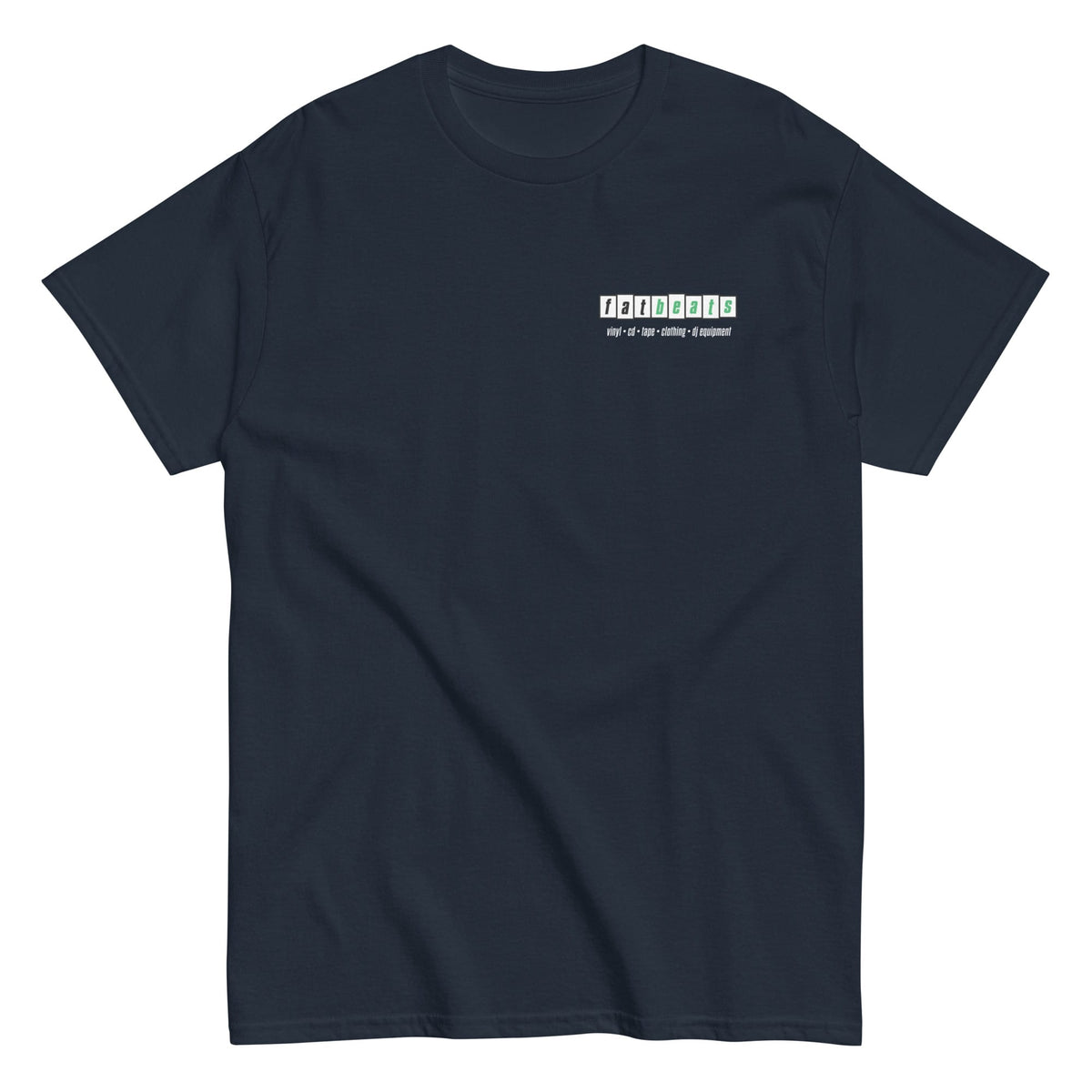 Fat Beats Crate Tee Navy / S Fat Beats