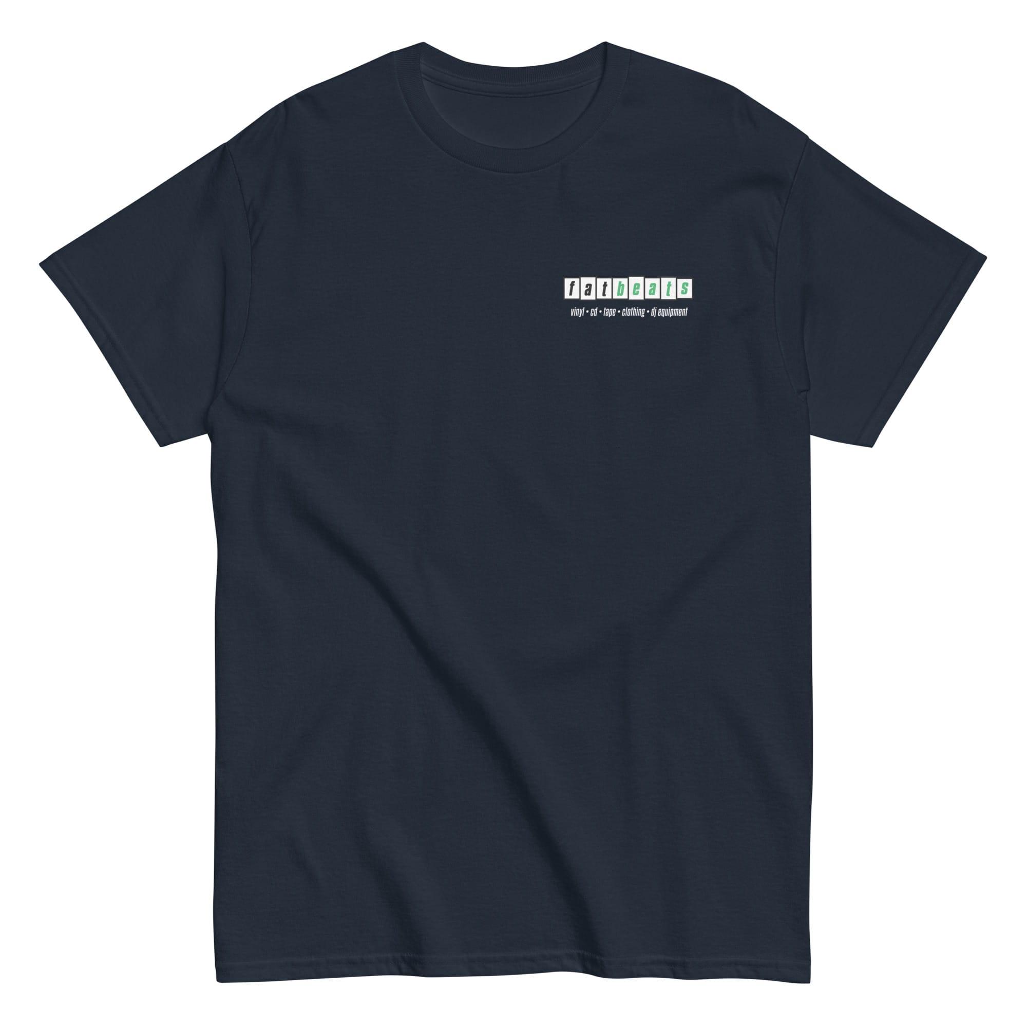 Fat Beats Crate Tee Navy / S Fat Beats