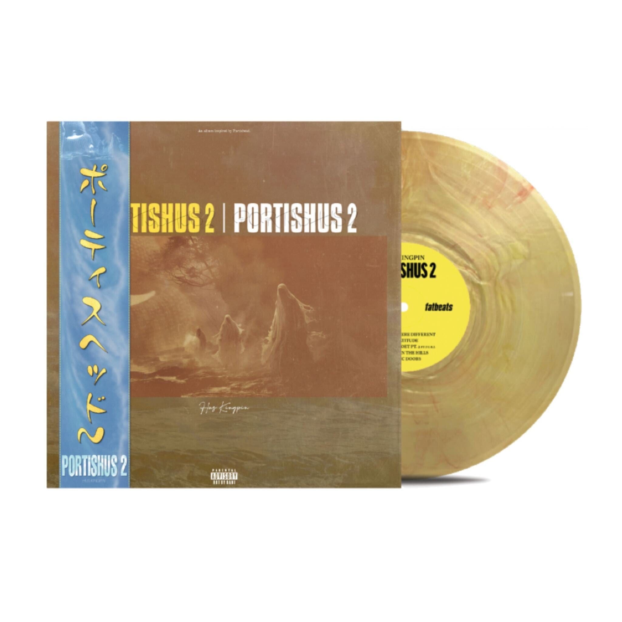 Hus Kingpin - Portishus 2 (LP - Sunflare Vinyl - Fat Beats Exclusive) LP - Sunflare Vinyl (Fat Beats Exclusive) Fat Beats