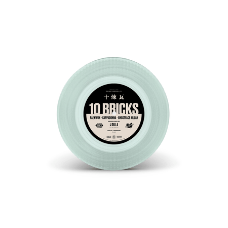 Raekwon - 10 Bricks (feat. Ghostface Killah & Cappadonna) (7" - Coke Bottle Clear Vinyl) FAT BEATS / ICE H20