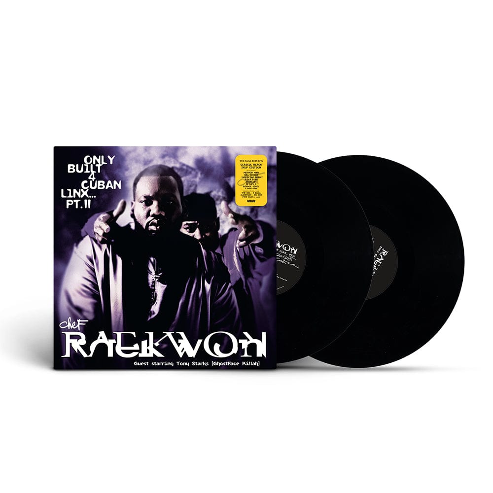 Raekwon - Only Built 4 Cuban Linx... Pt. II (LP, Cassette, CD) 2xLP - Standard Black Vinyl Fat Beats / Ice H20
