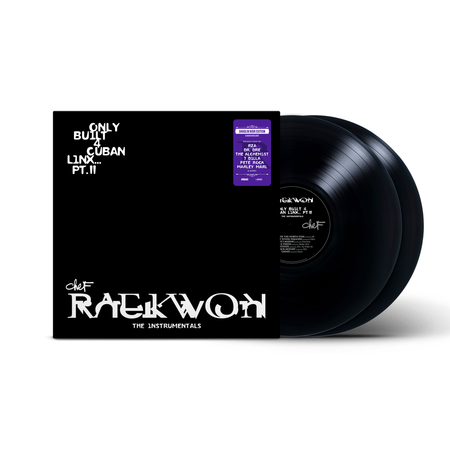 Raekwon - Only Built 4 Cuban Linx... Pt. II (THE INSTRUMENTALS) (2xLP, CD) 2xLP - Shaolin Noir Edition - Standard Black Vinyl Fat Beats / Ice H20
