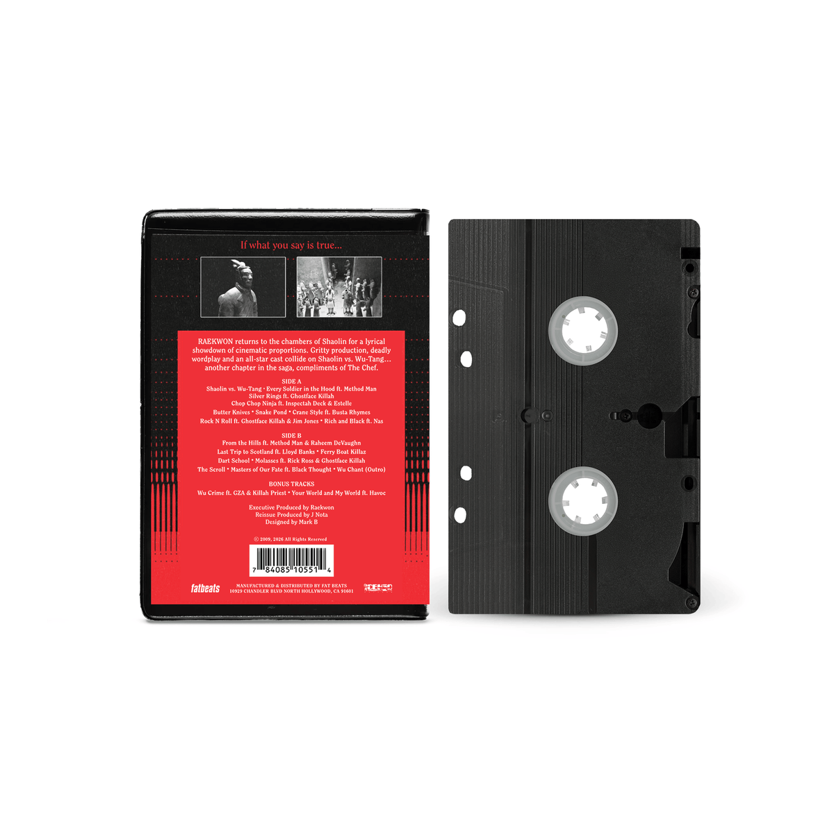 Raekwon - Shaolin vs Wu Tang [15th Anniversary] (Cassette) FAT BEATS / ICE H20