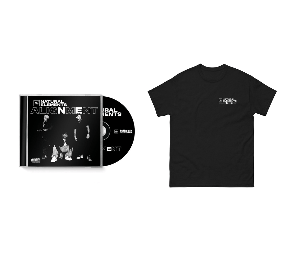 Natural Elements – ALIGNMENT T-Shirt + CD Bundle Fat Beats